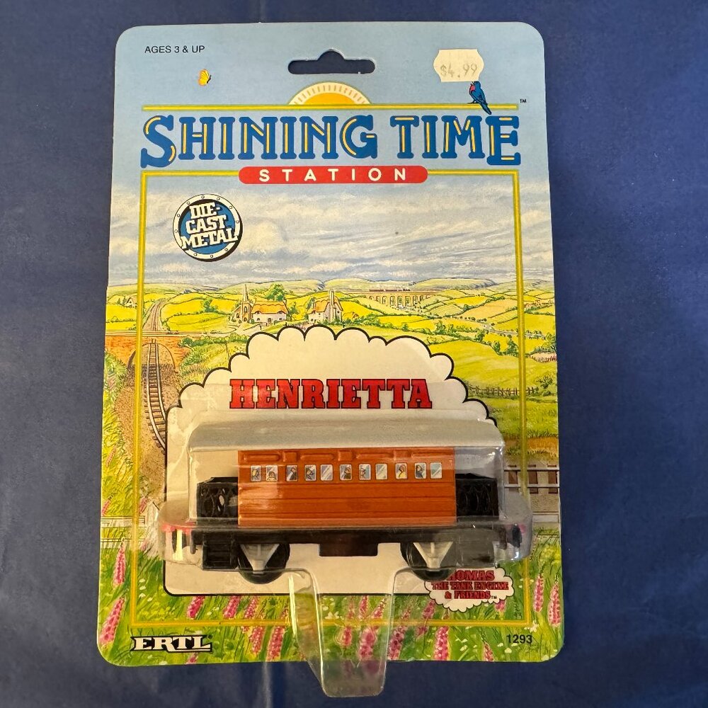 Thomas The Train HENRIETTA Shining Time 1992 Die Cast